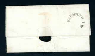 Yarmouth Isle Of Wight Undated Horse Shoe 1834 (see Front) (o648)