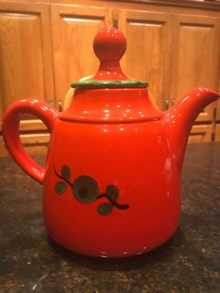 Vintage Piroschka Series Gallo Villeroy & Boch Glazed Ceramic Coffee Or Tea Pot
