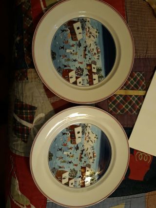 Villeroy Boch Naif Christmas Dinner Plates