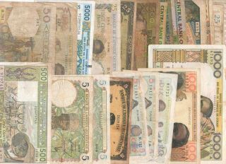 French West Africa,  West African States & Others - 23 Notes -