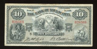 1935 Bank Of Nova Scotia $10 -