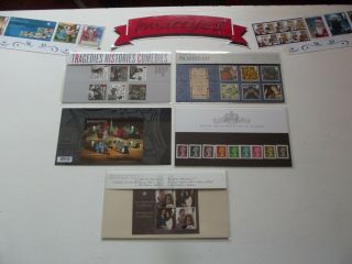 2011,  Royal Mail Presentation Packs X 4,