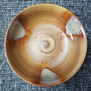 Set Of 4 Sango Splash 7 3/4 " Soup Cereal Bowls Stoneware Brown Drip Glaze 4951