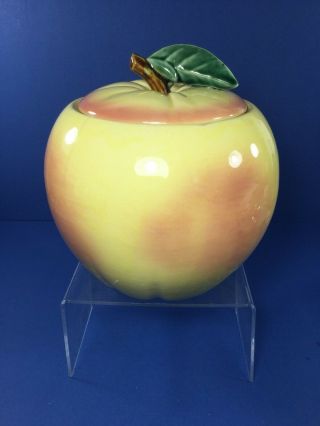 Vintage,  Mccoy Usa Peach / Apple Cookie Jar,  1950 