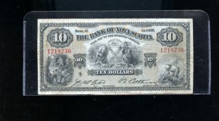 1935 Bank Of Nova Scotia $10 Cp561