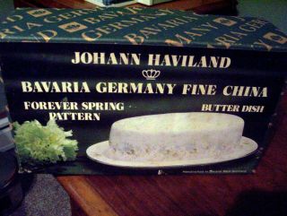 Johann Haviland Forever Spring Pattern Butter Dish