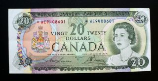 1969 Bank Of Canada $20 Dollars Replacement Note We 9408601 Bc - 50ba