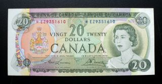 1969 Bank Of Canada $20 Dollars Replacement Note Eh 2415907 Bc - 50aa