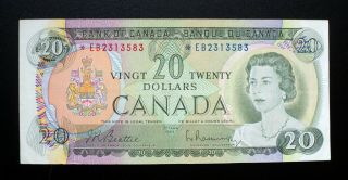 1969 Bank Of Canada $20 Dollars Replacement Note Eb 2313583 Bc - 50aa