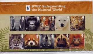 Gb 2011 50th Anniversary Of Worldwide Wildlife Fund Presentation Pack No.  454