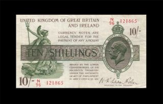 1919 Great Britain & Ireland Kgv 10/ - England ( (vf))
