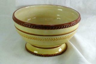 Fitz And Floyd Gallo De Oro Footed Soup Cereal Bowl