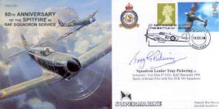 Cc53 Ww2 Wwii Raf Cover Signed Battle Of Britain Bob Pilot Pickering