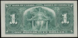 1937 Bank of Canada $1 Uncirculated Banknote - S/N: Z/A3234649 2