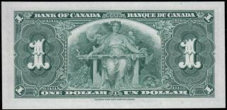 1937 Bank of Canada $1 Uncirculated Banknote - S/N: E/N6415538 2