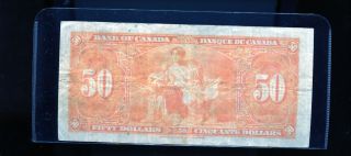 1937 Bank of Canada $50 Gordon Towers CP03 2