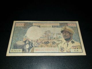 Republique Central Africa 1000 Francs Vf