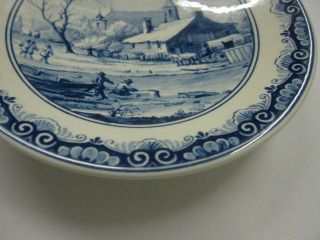 Blue Delftware Plate HOLLAND 6 