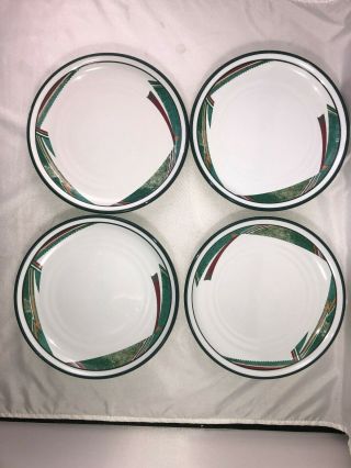 Set (s) of 4 Salad Plates WEST Noritake 2