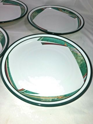 Set (s) of 4 Salad Plates WEST Noritake 3