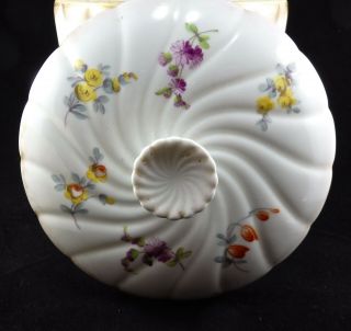 HANDPAINTED M.  REDON LIMOGES M & R COVERED PORCELAIN CANISTER COOKIE BISCUIT JAR 3