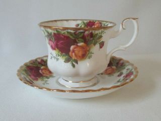Vintage Royal Albert Old Country Roses Bone China Cup & Saucer Set 3 Available