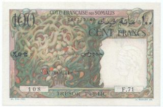 Djibouti (french Somalia) 100 Francs 1952 P - 26