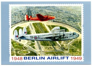 Gb Postcards Phq Cards 1999/2000 Berlin Airlift Label D14