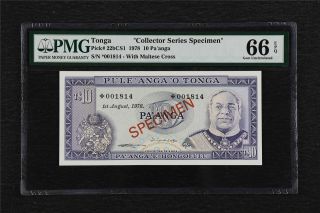 1978 Tonga " Collector Series Specimen " 10 Pa 