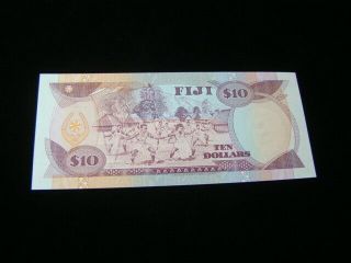Fiji 1992 $10.  00 Banknote Gem Unc.  Pick 94 2