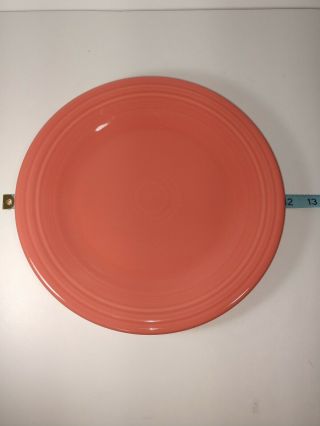Homer Laughlin Fiesta Ware Flamingo Pink Dinner Plate 10.  5 " Fiestaware