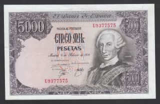 Spain 5000 Pesetas 1976 Vf P.  155,  Banknote,  Circulated