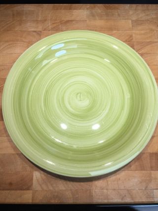 Citrus Grove Dinnerware Swirl Sage Green 10 1/2” Dinner Plate Plates
