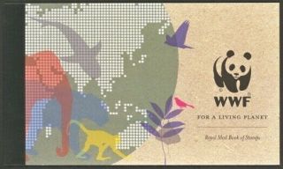 Gb Prestige Stamp Booklet,  2011,  Scott Bk - 195,  £9.  05,  Wwf For Planet,  Dx 52