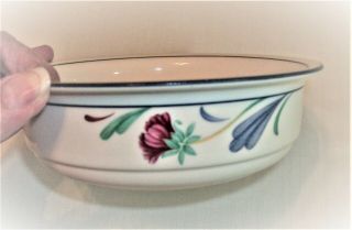 Poppies On Blue By Lenox Chinastone 1 Soup Cereal Bowl