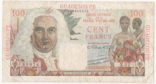 Guadeloupe 100 Francs 1947 P - 35