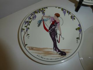 Villeroy Boch Design 1900 Plates Art Deco Set Of 3 (3,  4,  6) 2