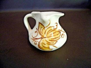 Cash Family Hand Painted Creamer With Side Spout