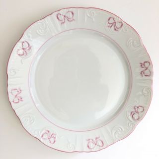Vista Alegre Ruban Pink Dinner Plate