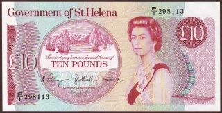 Saint Helena 10 Pounds Nd (1985) Gem Unc