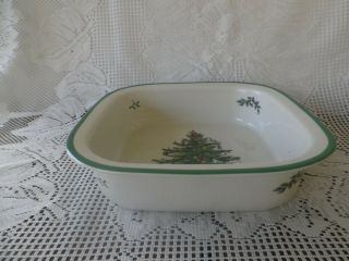 Spode Christmas Tree Oven To Table 12.  5 " Square Casserole Dish