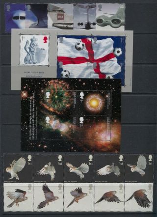 Gb 2002 - 2003 Mnh Sets,  Souvenir Sheets & Blocks Cv $75.  45