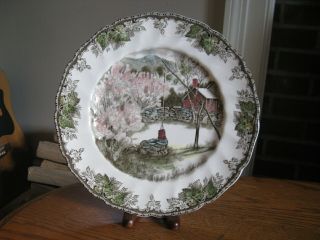 Johnson Brothers England Friendly Village The Well 10 1/2 " Dinner Plate