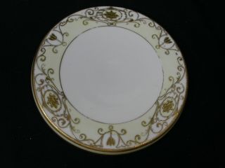 Noritake Gold White 175 Christmas Ball Tea Tile Hot Plate 16034 Green Mark
