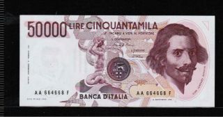 Italy 50000 Lire 1984 First Issue Gem Unc