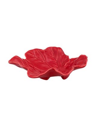 Star Leaf 14 Red Bordallo Pinheiro Made In Portugal Gift