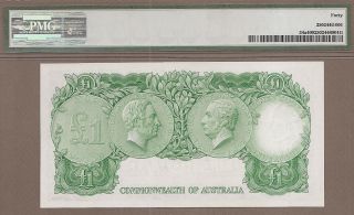 AUSTRALIA: 1 Pound Banknote,  (XF PMG40),  P - 34a,  1961 - 65, 2