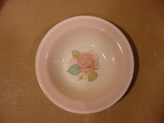 Susie Cooper Patricia Rose Cereal Or Dessert Bowls (light Pink Rim) Crown