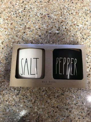 Rae Dunn Artisan By Magenta Small Salt And Pepper Cannisters