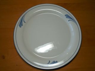 Lenox Chinastone Blue Brushstrokes Dinner Plate 10 3/4 " 1 Ea 12 Available